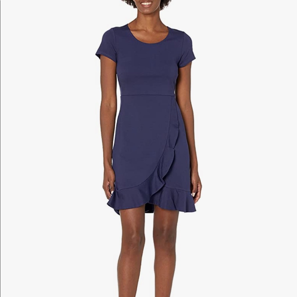 Lark & ro ruffle front dress